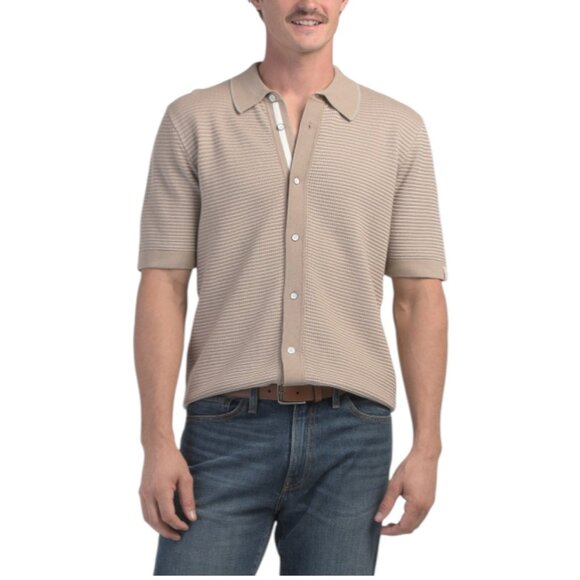 RAG & BONE Harvey Jacquard Striped Shirt